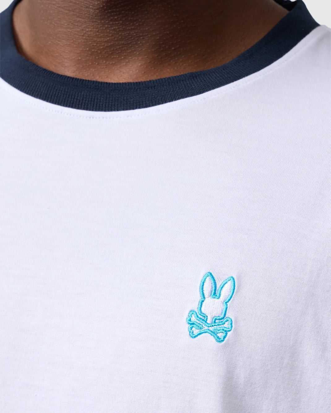 Tees Psycho Bunny Salina Tee Blanche Homme | UIQ-90965320